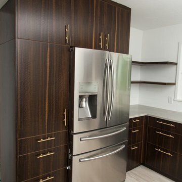 Gold Finished Kitchen