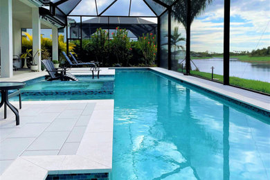Pool - modern pool idea in Tampa