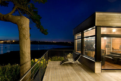 Contemporary house exterior in Devon.
