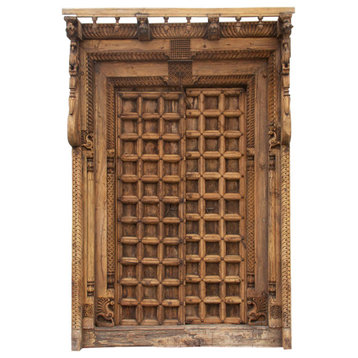 Rare Antique Indian Thar Desert Entrance Door