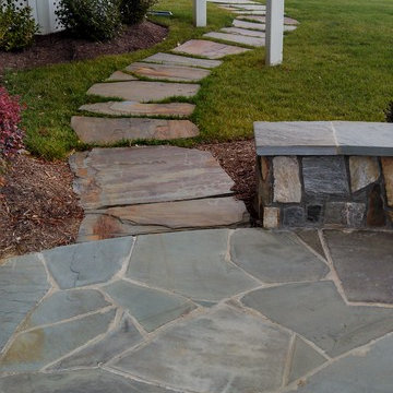 Chantilly - Boulder Steps, Flagstone Walkways, and Landscaping
