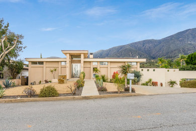 Example of a trendy exterior home design