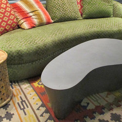 Sculpted Steel Coffee Tables - Coffee And Accent Tables