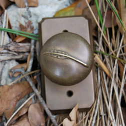Outdoors-inspired door knob from Longleaf Collection's Bob Timberlake line - Doorknobs