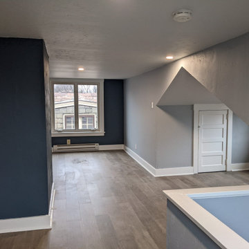 Attic Space Drywall Repair and Repaint
