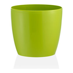 Fiori Madeira Plastic Pot - Green - Outdoor Plant Pots & Planters