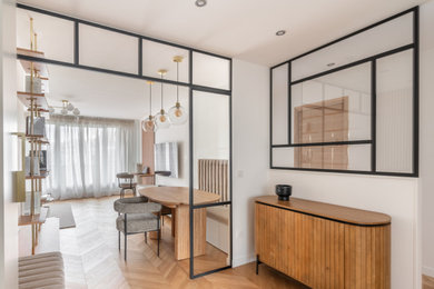 Inspiration pour une salle de séjour design.