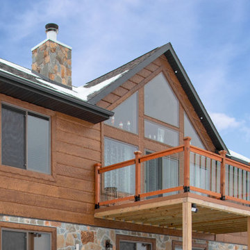 Concrete Log Siding Homes