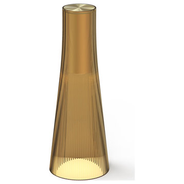Pablo Designs Candèl Portable Table Lamp, Bronze/Brass