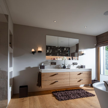 Chalet in den Schweizer Alpen