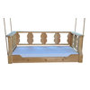 Antebellum Crib Swingbed, Light Stained Frame, Crib, Cypress Wood