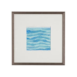 AQUARELLE WALL ART - TURQUOISE - NEW - Artwork