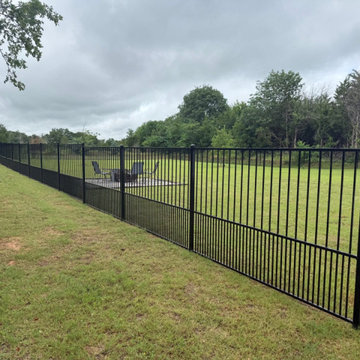 WROUGHT IRON FENCE - POTTSBORO, TX