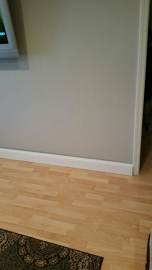 5.25" base too tall for 2.25" door casing?