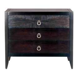 Brownstone Furniture Camden 3 Drawer Nightstand - Side Tables And End Tables