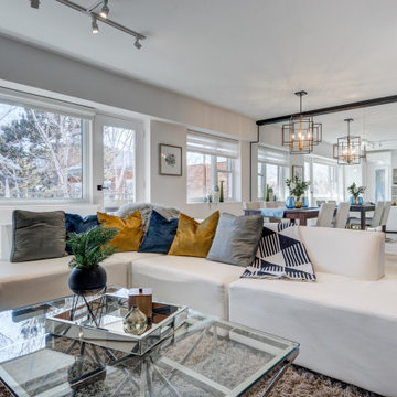 Living room and Dining Room Open Concept