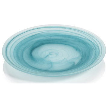 Barren Small Alabaster Glass Plates, Set of 4