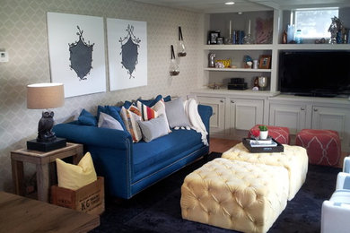 Example of a basement design in Minneapolis