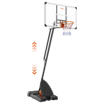 VEVOR 54" Basketball Hoop Adjustable Height Backboard System for Outdoor Indoor