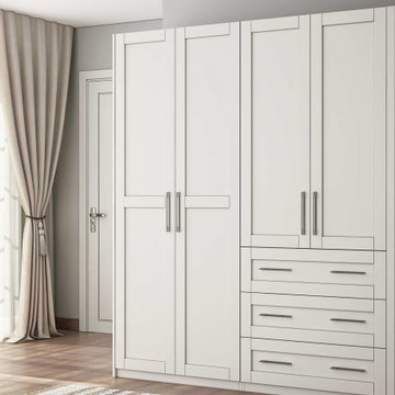The stunning Decorators White closet