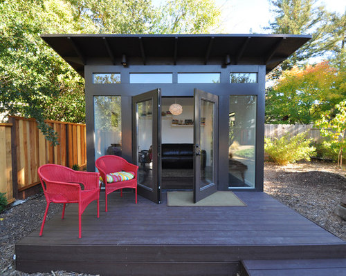 storage shed guest house houzz