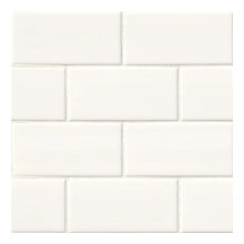 White glossy tiles