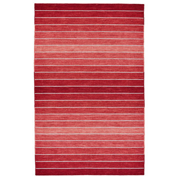 Weave & Wander Tavana Rug, Red, 5'x8'