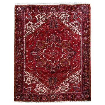 Consigned, Persian Rug, 10'x12', Handmade Wool Heriz