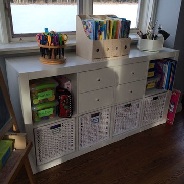Kids' Art/Craft Space (before/after)