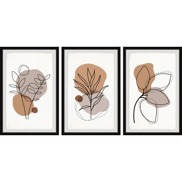 Ferns Grow Triptych, 3-Piece Set, 30x45 Panels