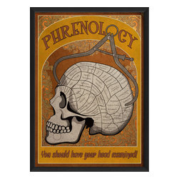 The Artwork Factory - Phrenology Poster Print - Prints And Posters