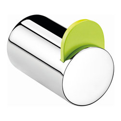 Secret Bath. Robe hook. Chrome-Green. Giselle collection - Robe & Towel Hooks