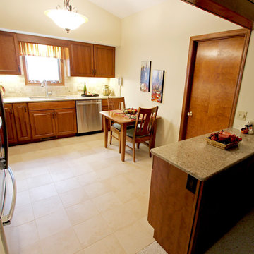 Cherry Kitchen with Quartz Countertops ~ Medina, OH