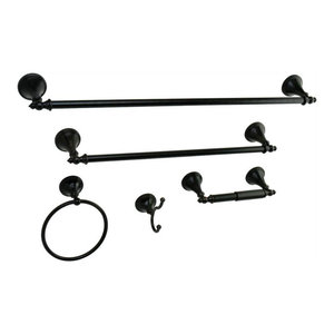 Kingston Brass BAH821330478ORB Concord 5-Piece Bathroom Accessory Set Oil Rubbed Bronze