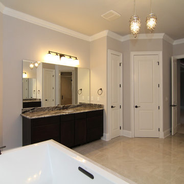 Modern master bath