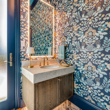 Powder Bathroom Remodel in Frisco, Texas