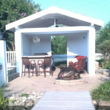 Backyard Patio Deck Build - The Pond Life