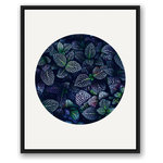 DDCG - Dark Ferns Circle Print Wall Art, 24x30 - Create a calming oasis with this circular wall art. Made ready to hang for your home, this wall art is durable and lightweight. The result is a beautiful piece of artwork that will make a great addition to your home.