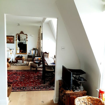 Painting and decorating work in white to the Apartment in Putney