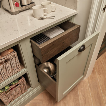 Light Green Walk-in Pantry