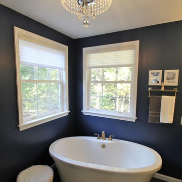 Modern Glam - master bath remodel