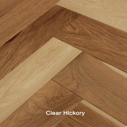 Clear Hickory Herringbone Engineerd Hardwood Floors - Hardwood Flooring