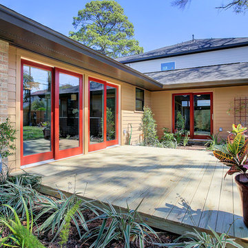 Deck with access to Dining and Master