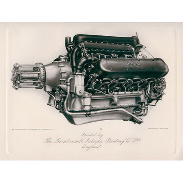 Napier Lion Engine Print