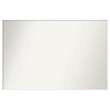 Cabinet White Non-Beveled Wall Mirror 41.5x29.5 in.
