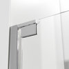 Elegantsd404-6072Bnk Semi-Frameless Hinged Shower Door 60 X 72 Brushed Nickel