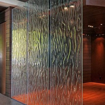 Kiln-Formed Wall Partition