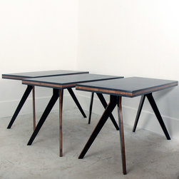 Arrow Black Lab Walnut Sandwich Cafe Table - Products