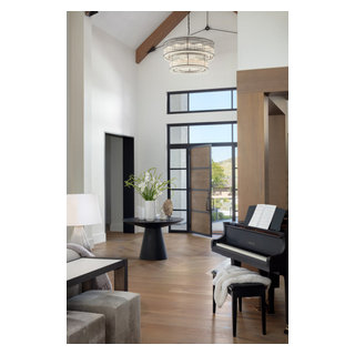Luxury Custom Home Entryway Foyer Design - Transitional - Entry ...