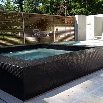 Modern Industrial Swimming Pool Design